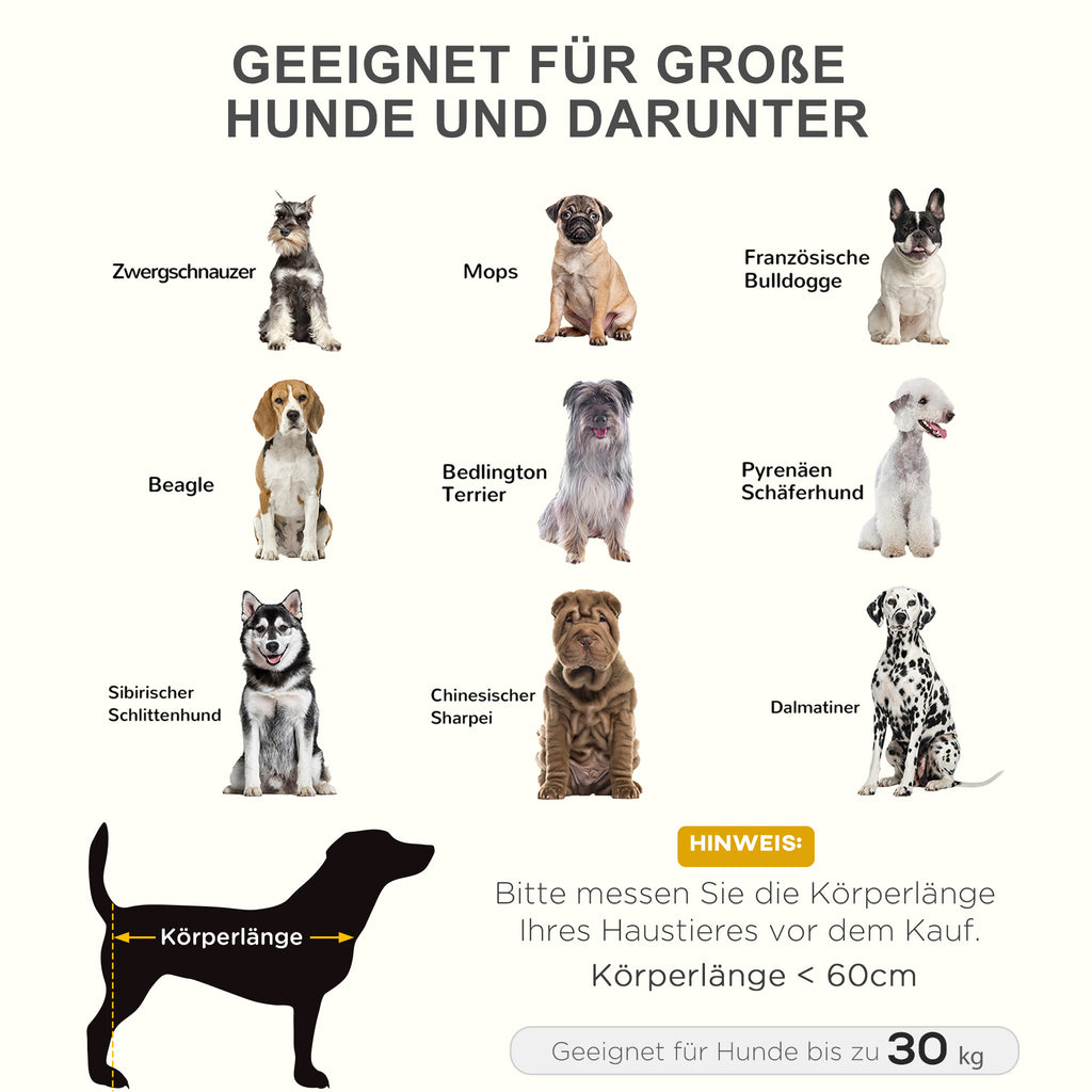 PawHut Hundeliege, Outdoor Hundesofa, Haustierbett, Schlafplatz, Katzenbett, Hundebett, 92 x 76 x 18 cm, Schwarz+Blau