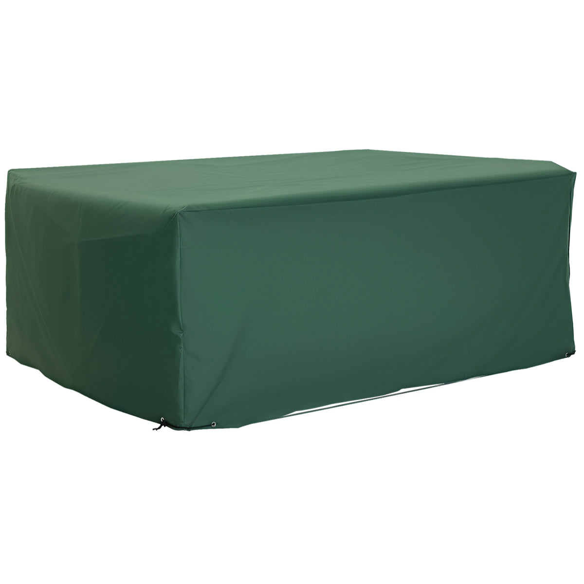 Outsunny Schutzhülle Abdeckung Abdeckhaube für Gartenmöbel 600D-Oxford Grün 210 x 140 x 80 cm