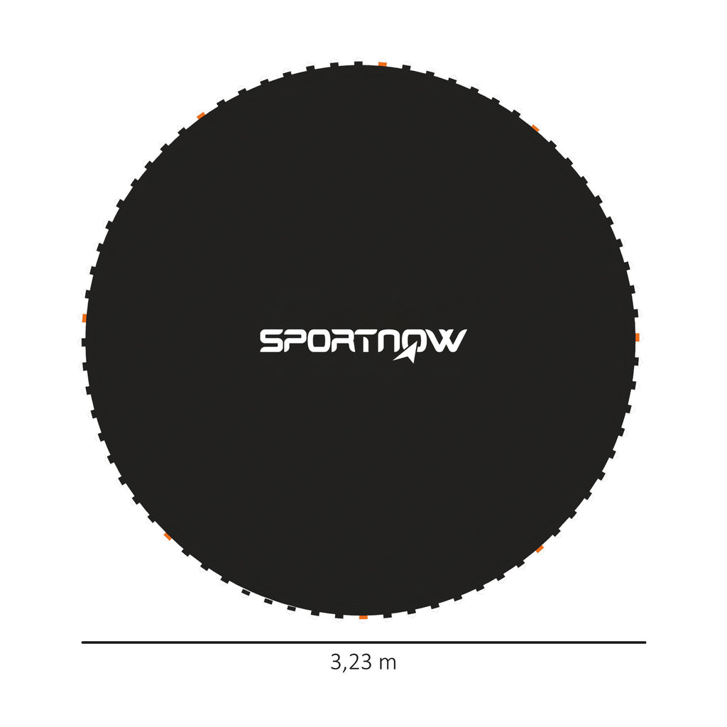 SPORTNOW Ersatz-Tuch für Trampolin, Sprungtuch-Ersatz, passend für Trampolin Ø 3,7 m und 14 cm Federn