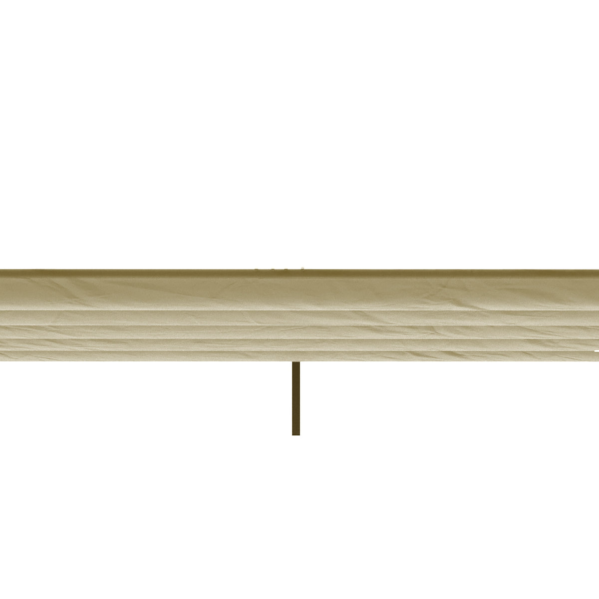Outsunny Ersatzdach für 3 x 3 m Pergola, einziehbar, mit Regenabflusslöchern, wetterfest, Polyester, Beige