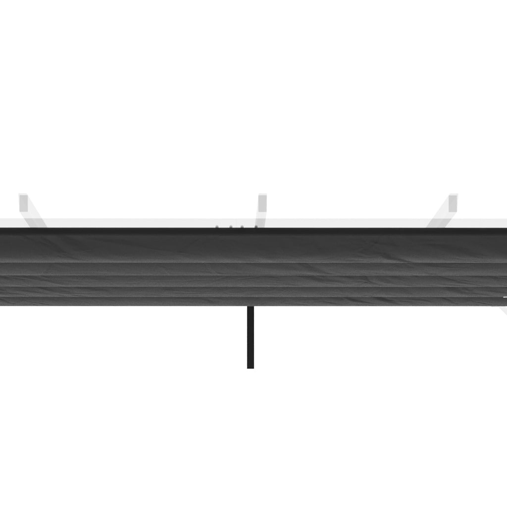 Outsunny Ersatzplane für 3x3m Pavillons, mit Wasserablauflöchern, 2,50 x 2,55 m, Dunkelgrau