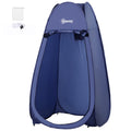 Outsunny Duschzelt Faltbar Pop-up Automatisch Sofortiger Schrank für Camping Polyester Marineblau