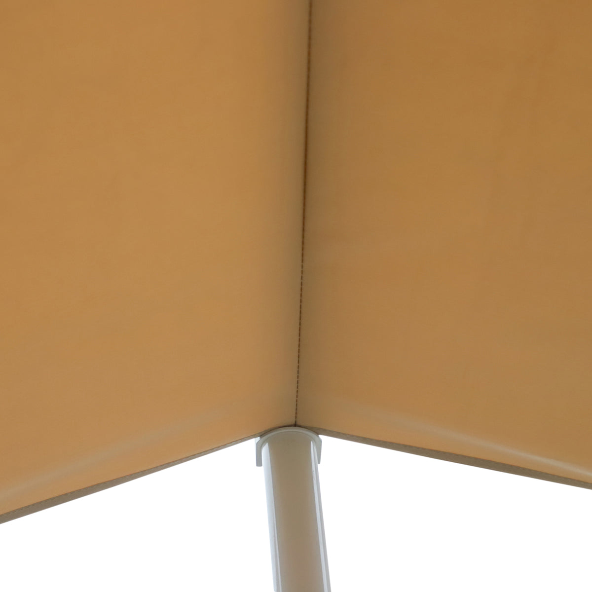 Outsunny Standmarkise Markise 4,5 x 3,4m Terrassenüberdachung Gartenmarkise mit Faltarm Kurbel Terrasse Creme Alu Metall
