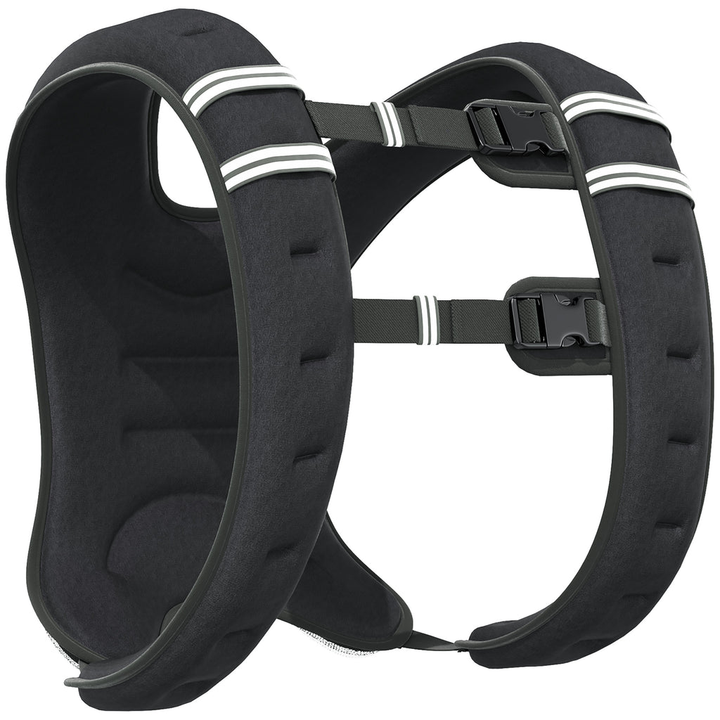 HOMCOM Gewichtsweste 5 KG / 8 KG / 10 KG verstellbare Trainingsweste mit herausnehmenbar Gewichten Laufweste Damen Herren für Muskelaufbau Krafttraining, Laufen, Fitness, Cross Training