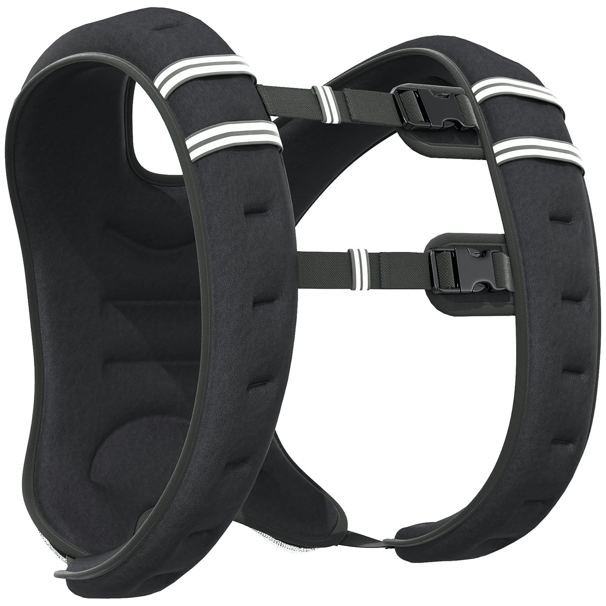 HOMCOM Gewichtsweste 5 KG / 8 KG / 10 KG verstellbare Trainingsweste mit herausnehmenbar Gewichten Laufweste Damen Herren für Muskelaufbau Krafttraining, Laufen, Fitness, Cross Training