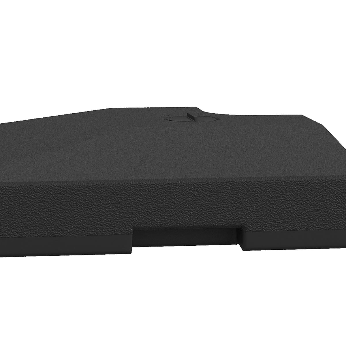 Outsunny 4 x Sonnenschirmgewicht Sonnenschirmständer befüllbar mit Sand Wasser HDPE-Kunststoff Schwarz Maße pro Element 51 x 51 x 12 cm bis zu 130 kg