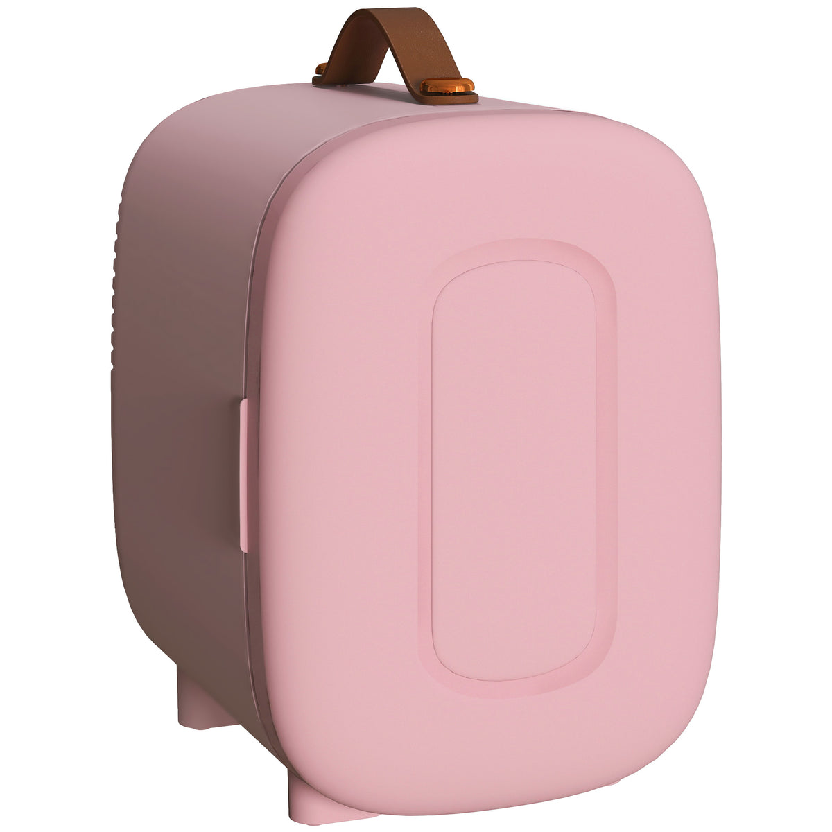 HOMCOM Mini Kühlschrank Kühlschrank Beauty Fridge, 4 L Fassungsvermögen, 20,3 x 26,3 x 28 cm, Rosa