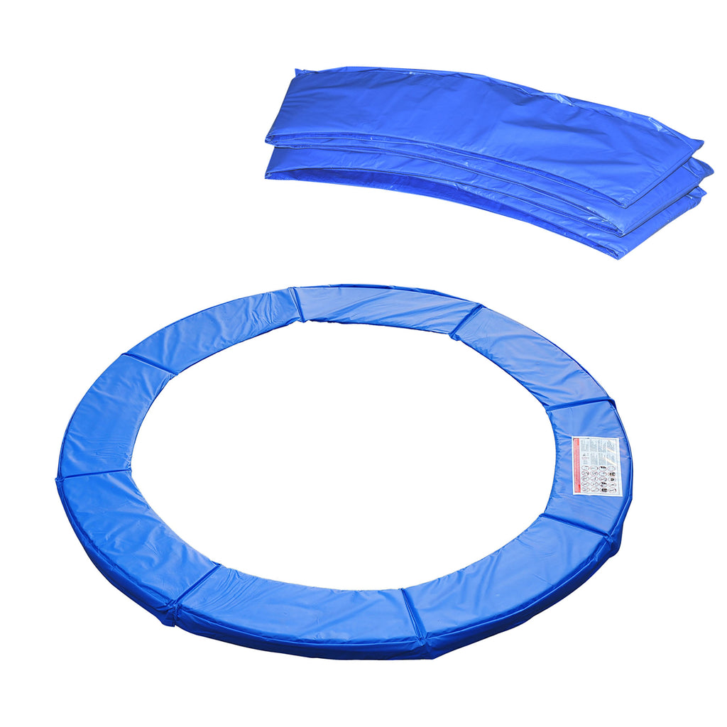 HOMCOM Trampolin Randabdeckung Sicherheitsnetz Wetterplane 8ft 10ft 12ft 15ft Randabdeckung: Ø 305cm-Blau(Trampolin nicht enthalten)