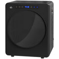 HOMCOM Wäschetrockner, 6 Programme, 40-60℃, 4 kg Kapazität, kompakt, Touch-Bedienung, Schwarz
