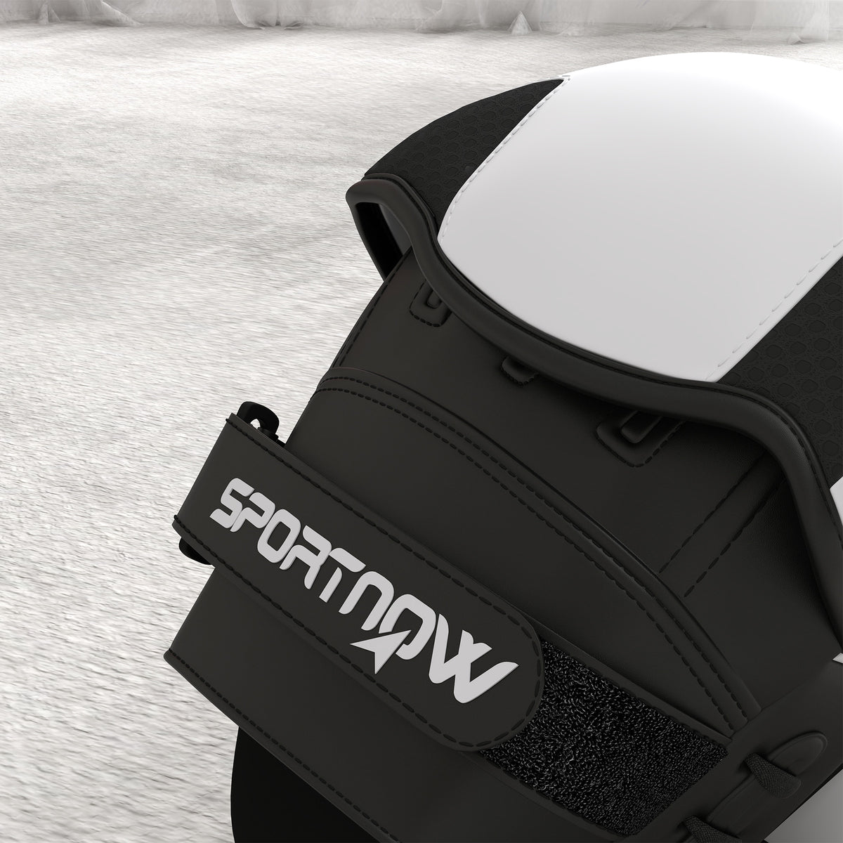SPORTNOW Boxschlagpolster Boxhandschuhe mit Fingerschutz für Muay Thai Kickboxen Kampfkünste MMA 24 x 19 x 4 cm weiß