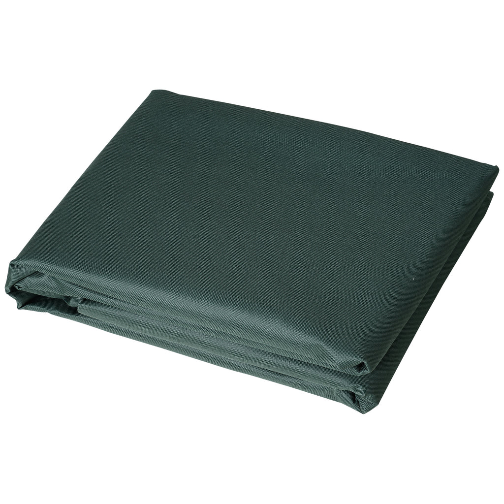 Outsunny Hollywoodschaukel Abdeckung 3 Sitzer, Wasserabweisend Winterfest Schutzhülle für Gartenschaukel, UV-Beständig Abdeckplane, Abdeckhaube, Reißfest 600D Oxford Gewebe, 205x124x164cm Dunkelgrün