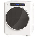 HOMCOM Wäschetrockner, 6 Programme, 40-60℃, 4 kg Kapazität, kompakt, Touch-Bedienung, Weiß