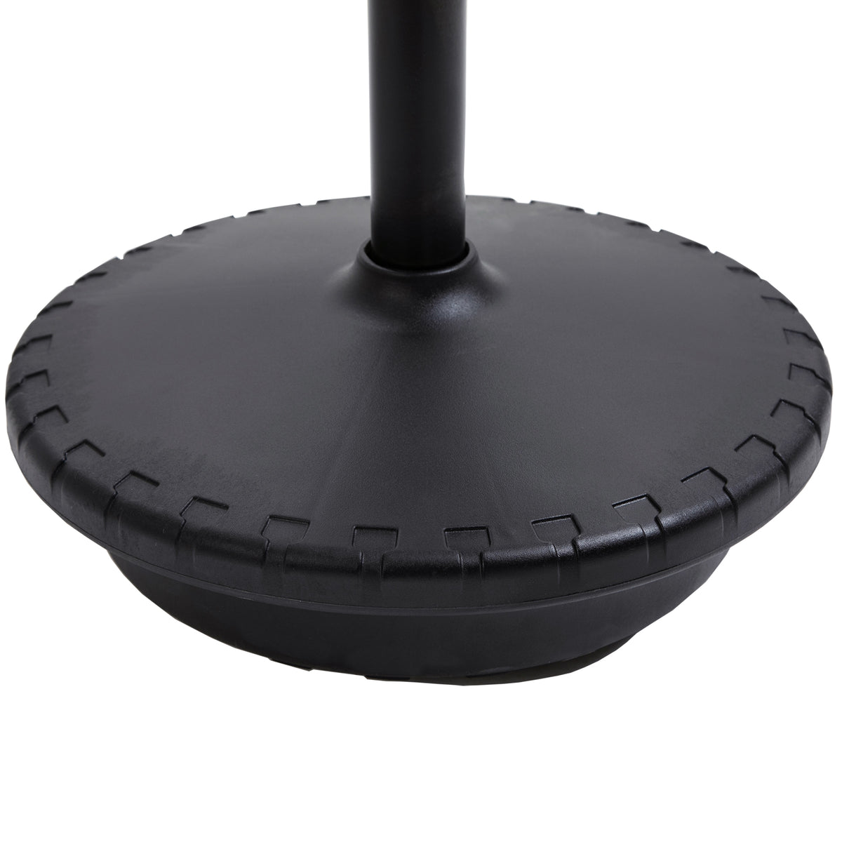Vinsetto Bürohocker mit Schwenkfunktion, ergonomischer Hocker, höhenverstellbar 65,5-83,5 cm 120° neigbar Grau
