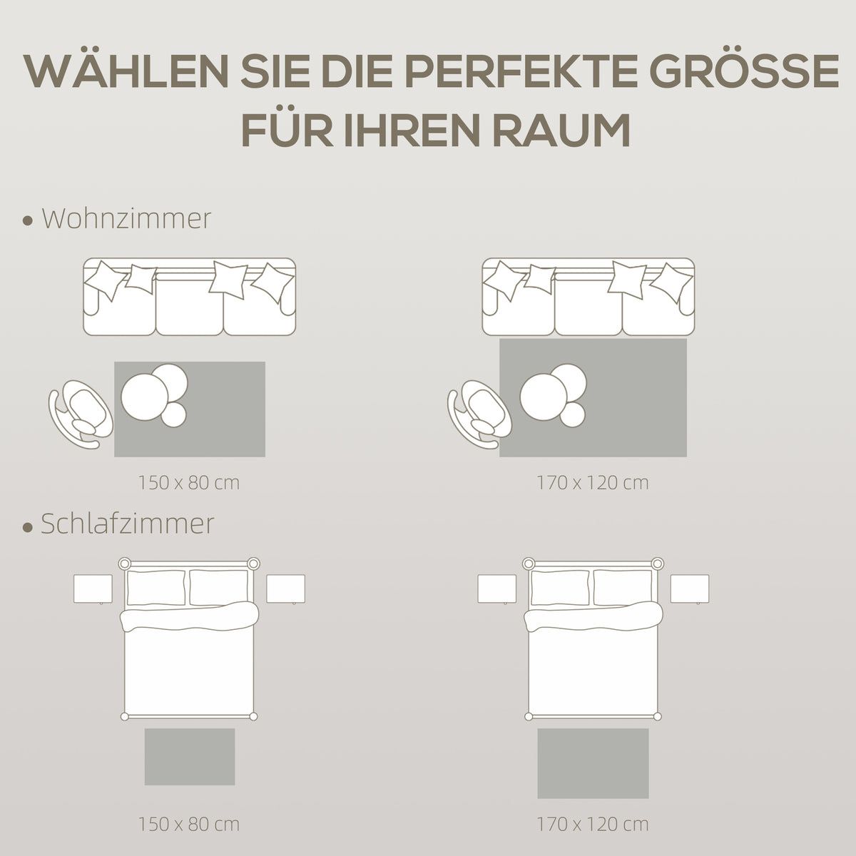 HOMCOM Teppich Wohnzimmerteppich im Modern Stil, waschbar Flächenteppich 150 x 80 cm Dunkelgrau
