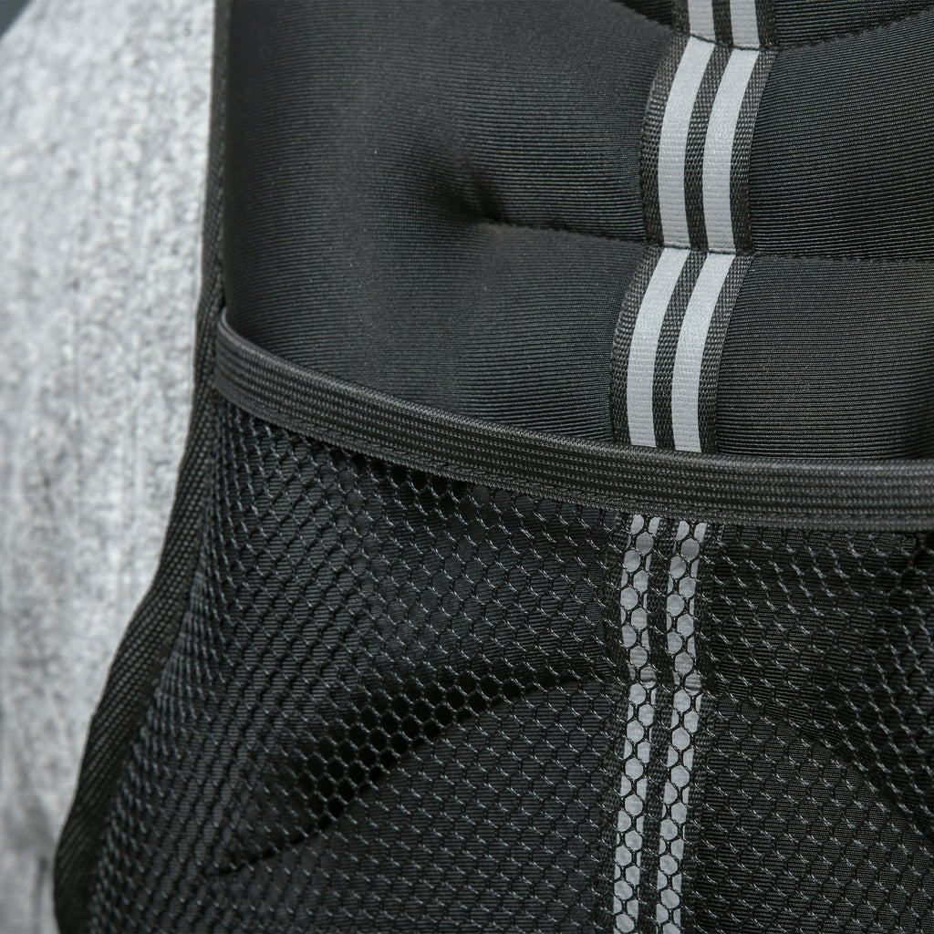 HOMCOM Gewichtsweste 5 KG / 8 KG / 10 KG verstellbare Trainingsweste mit herausnehmenbar Gewichten Laufweste Damen Herren für Muskelaufbau Krafttraining, Laufen, Fitness, Cross Training