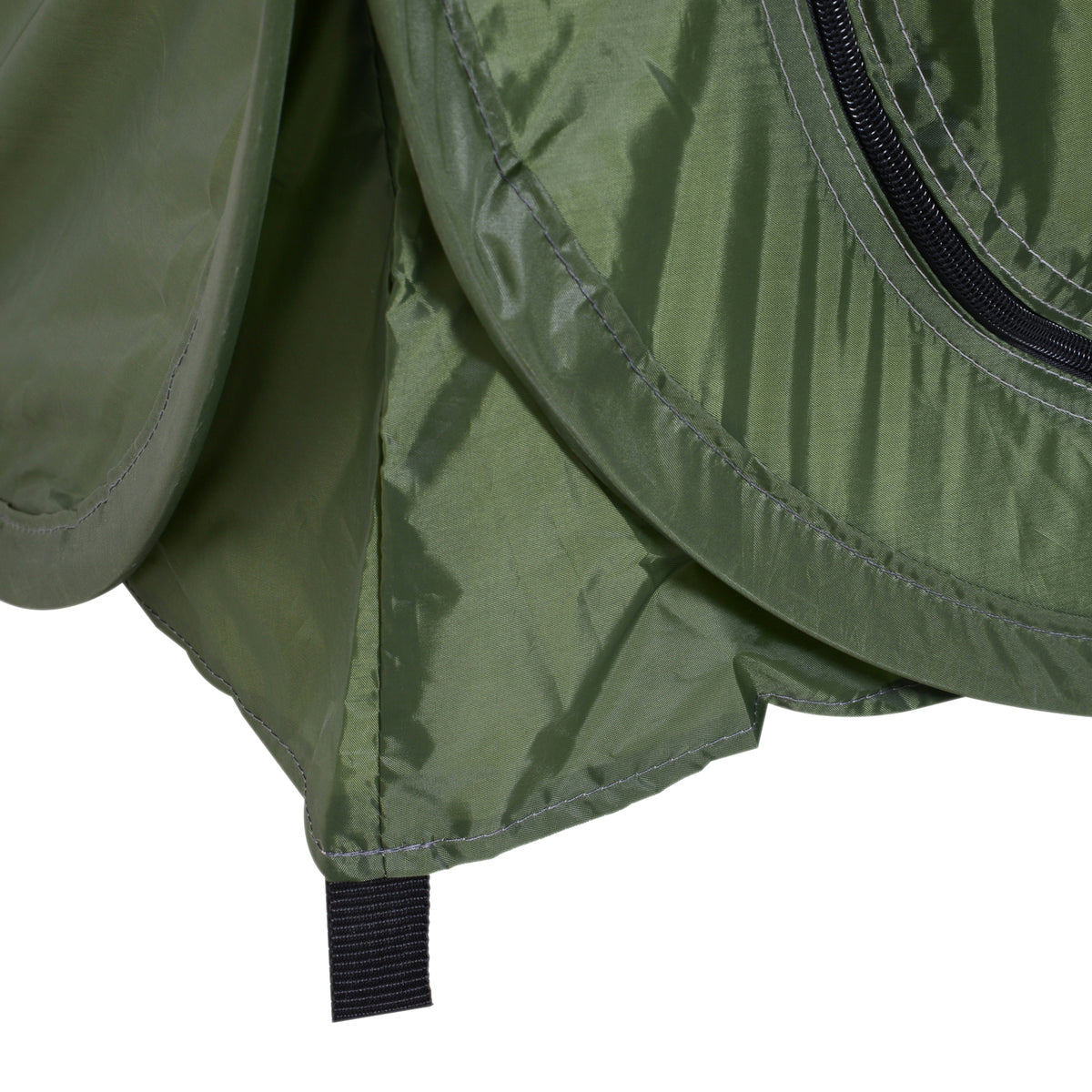 Outsunny Popup-Duschkabine mit schnellem Öffnungs- und -Schließsystem, sofortiges Umkleidekabinett für Camping, aus grünem Polyester