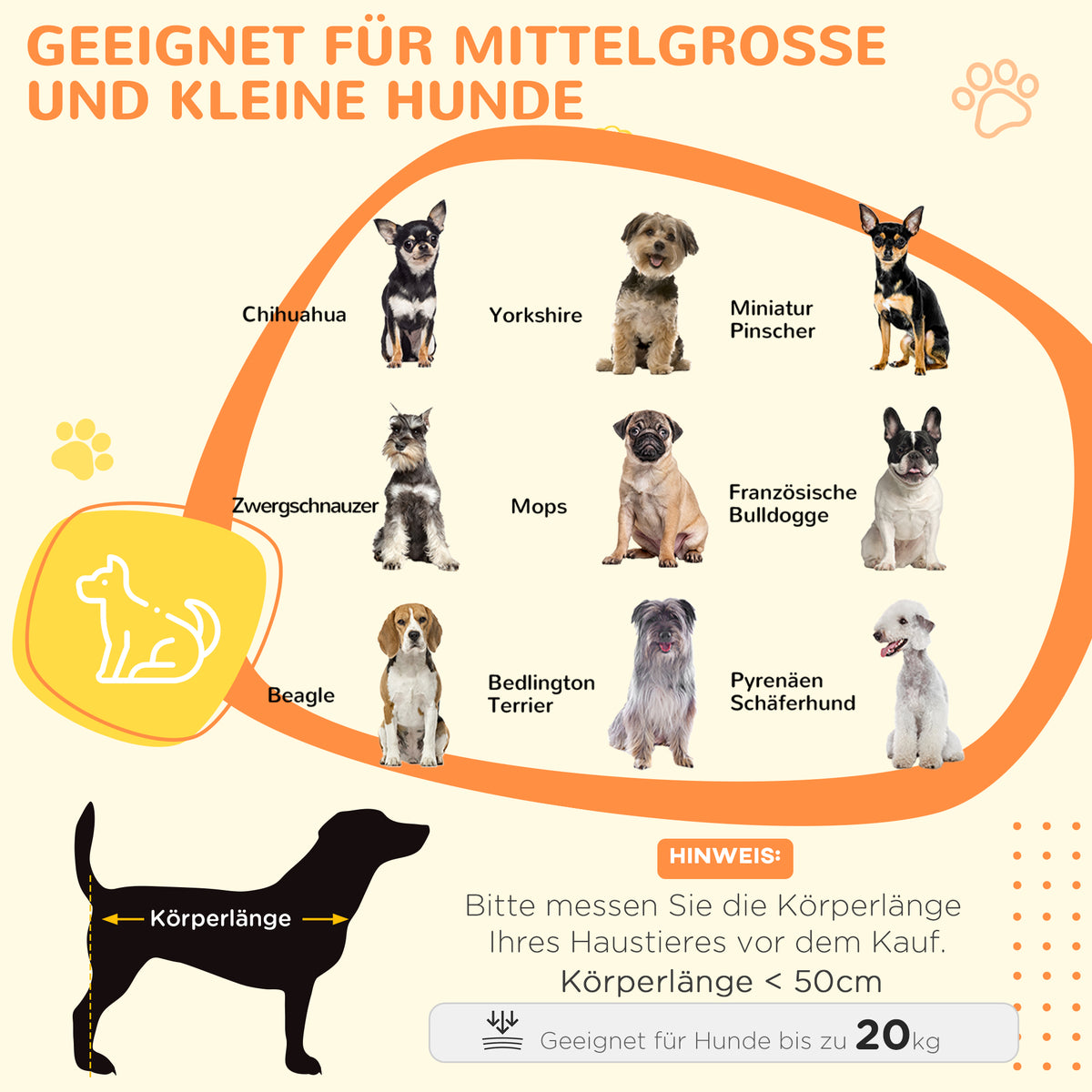 PawHut Hundekäfig Hundebox Hundetransportbox,  2 Türen, verriegelbar, Stahlgitter, 80 cm x 50 cm x 56,5 cm, Schwarz