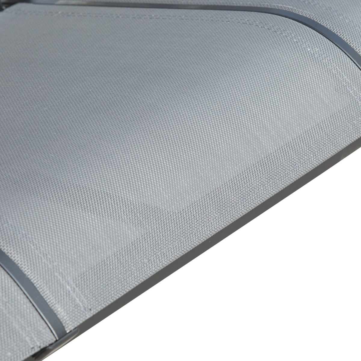 Outsunny Hollywoodschaukel mit Seitentasche, 3-Sitzer Gartenschaukel mit verstellbarem Sonnendach, Schaukelbank belast bis 300kg, für Garten, Terrasse, 196 x 128 x 172 cm, Dunkelgrau