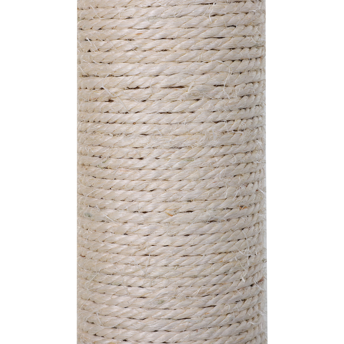 PawHut Kletterbaum Katzenbaum Kratzbaum mit Sisalsäule Plüsch-Hängematte Spanplatte Grau 50 x 36 x 70 cm