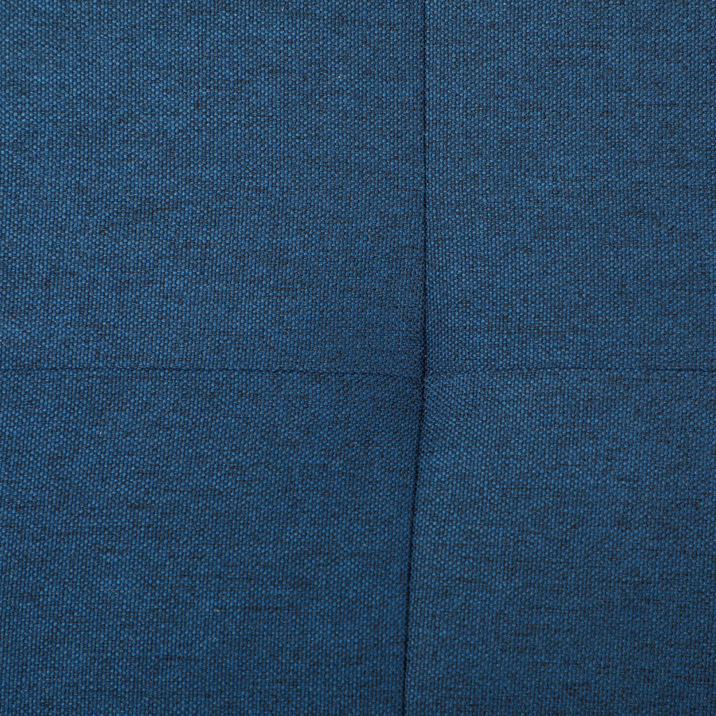 HOMCOM Sitzbank mit Stauraum, Ottomane, Flurbank, Knopfheftung,125,1 cm x 48,9 cm x 41,3 cm, Blau
