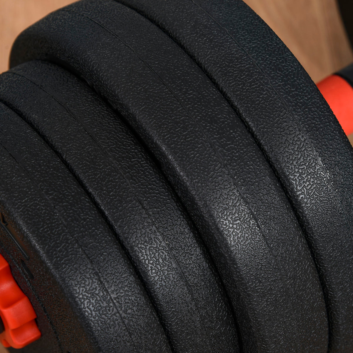 HOMCOM 2 in 1 Hanteln Set 25 kg verstellbare Kurzhantel & Langhantel professionell Dumbbell Krafttraining und Gewichtheben für Zuhause Fitness