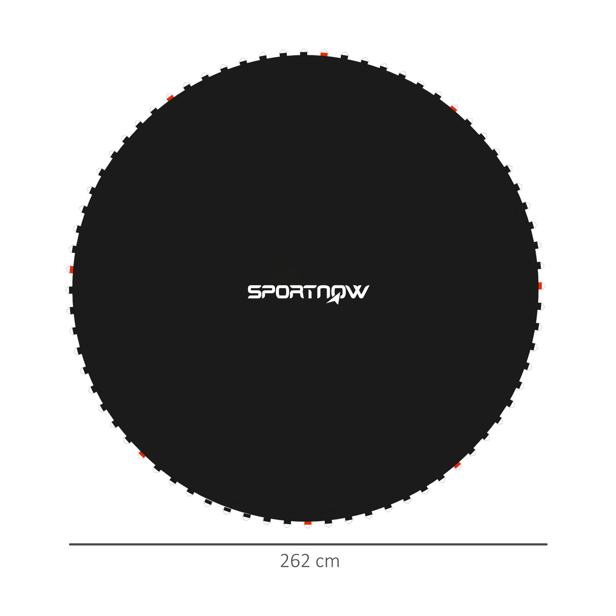 SPORTNOW Ersatz-Sprungtuch für Trampolin, Sprungtuch-Ersatz, kompatibel mit Trampolin Ø 3 m und 14 cm Federn