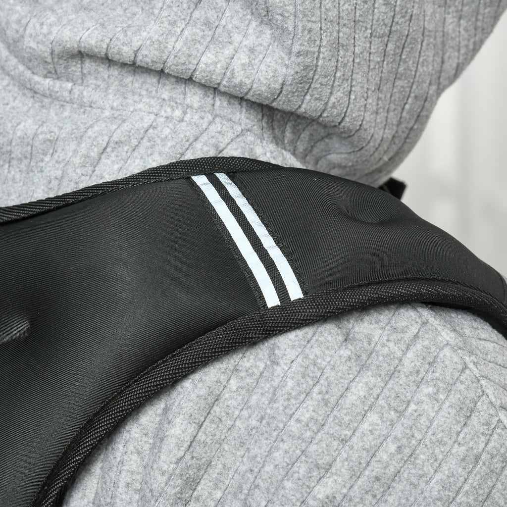 HOMCOM Gewichtsweste 5 KG / 8 KG / 10 KG verstellbare Trainingsweste mit herausnehmenbar Gewichten Laufweste Damen Herren für Muskelaufbau Krafttraining, Laufen, Fitness, Cross Training