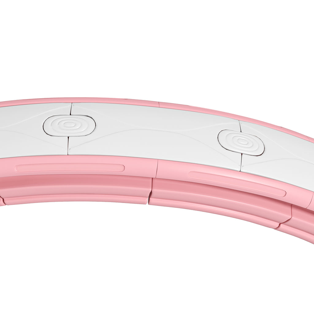 SPORTNOW Hula Hoop Reifen mit Massagestacheln, verstellbar von 76 bis 113 cm Taillenumfang, 16 abnehmbare Abschnitte, Fitness