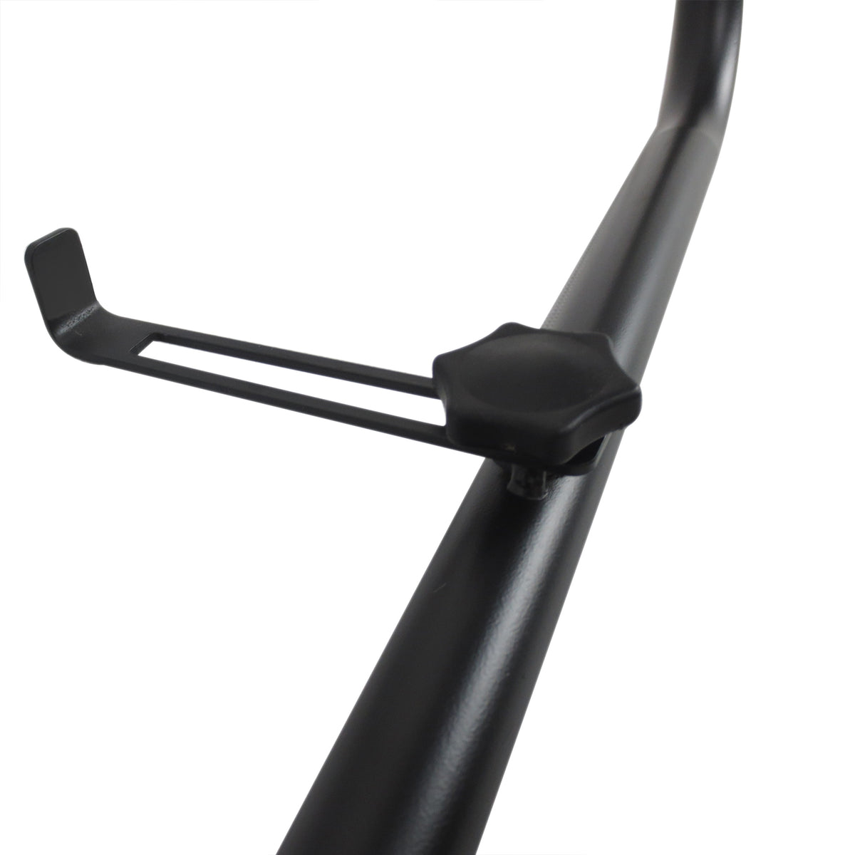 Outsunny Balkonhängetisch Gartentisch höhenverstellbar viereckig Terrasse Metall Schwarz L60 x B56,5 x H45 cm