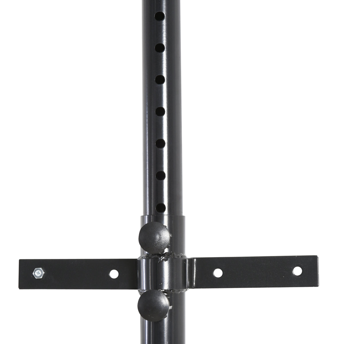 HOMCOM Boxsackhalterung Wandhalterung Boxsack Sandsack Halterung bis 100 kg Tragkraft 60-88cm höhenverstellbar Schwarz