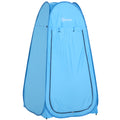 Outsunny Pop-Up-Duschkabine Instant Cabinet für Camping Polyester Blau